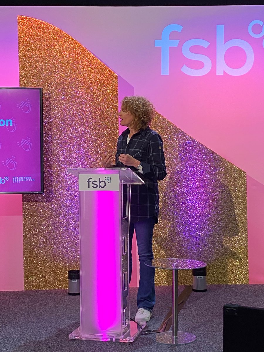 Great to be at our Volunteer Recognition event hosted by Kate Humble. SO impressed with the work FSB’s volunteers do on behalf of all small businesses!