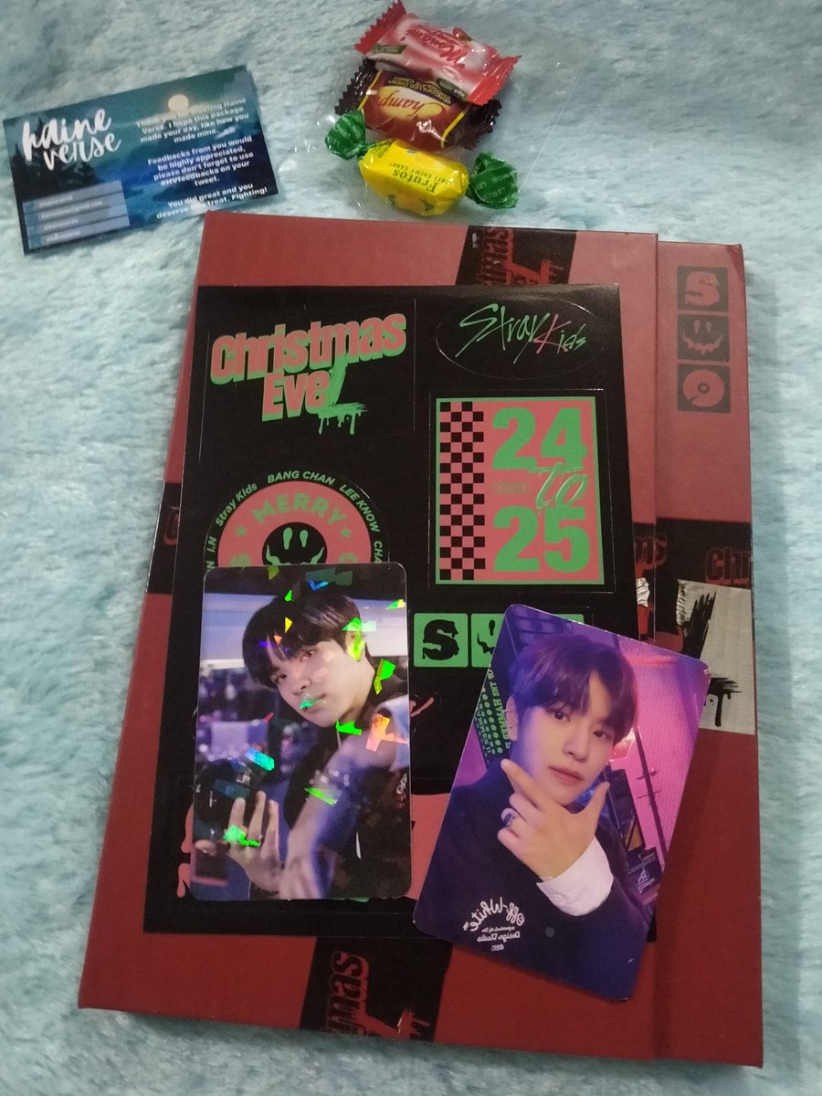pocketz_cart's tweet photo. ♡ : [ #pocketz_cmailsss ]

my christmas evel album finally came home ! tysmm @haineverse for the smooth transaction and for packing it safely <3 seungmin uwing-uwi ackk ><
#HVfeedbacks https://t.co/L2baROGIrI