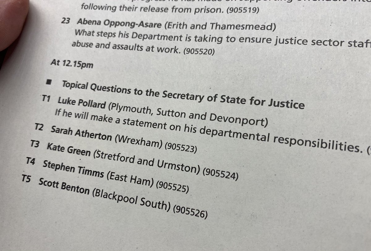 LukePollard's tweet photo. I’m in the Commons where I have a question to the Justice Secretary at 1215. I’m hoping to ask about the future of Dartmoor Prison on behalf of the prison officers who live in the patch I represent. #lukeMP https://t.co/oP2A9jCQht