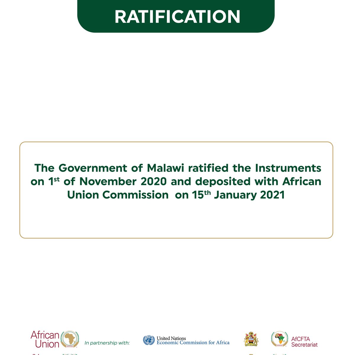 saro_au's tweet photo. #AfCFTA
#Malawi
#Agenda2063
#Onesinglemarket https://t.co/EDCXq4pAOW