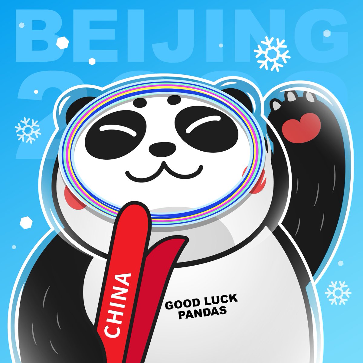 GoodLuckPandas's tweet photo. ❤️Good Luck Beijing 2022 🏂
Send your best wishes to Beijing 2022, and have a chance to win ❄️Panda #NFT 🐼🎿

1⃣️Follow @GoodLuckPandas
2⃣️Like/RT/@ 3friends
3⃣️Join:https://t.co/OpC1IpD1xd send Screenshot+Address in #🧊screenshot-feedback channel

#BingDwenDwen #NFTGiveaway https://t.co/tSOKKizJlx