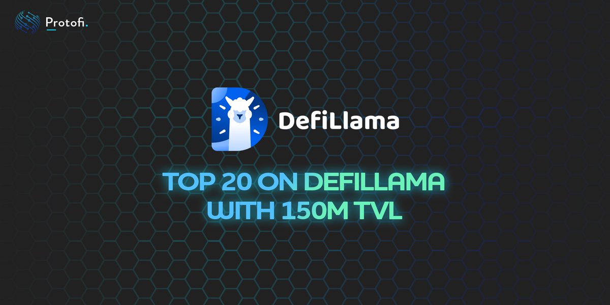 ProtoFiProtocol's tweet image. 🚀Next targets:
 👉200M TVL
 👉Top10 @DefiLlama 

#ProtoFi $PROTO 
#NumbersDoNotLie

🧐Highest APRs in the #DEFI ecosystem
🧑‍🌾Everything goes to $ELCT stakers