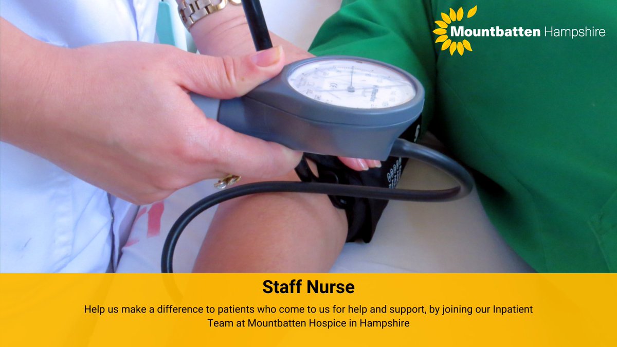MountbattenHamp's tweet photo. Are you a registered nurse looking for your next opportunity within Palliative and End of Life care?
📌Role: Staff Nurse
📌Salary: Agenda for Change Band 5
📌Apply: https://t.co/yUSOESDXmE
📌Closing Date: 21/02/2022
#Hiring #HampshireJobs #Mountbatten #TeamMountbatten https://t.co/gEURDMenFg