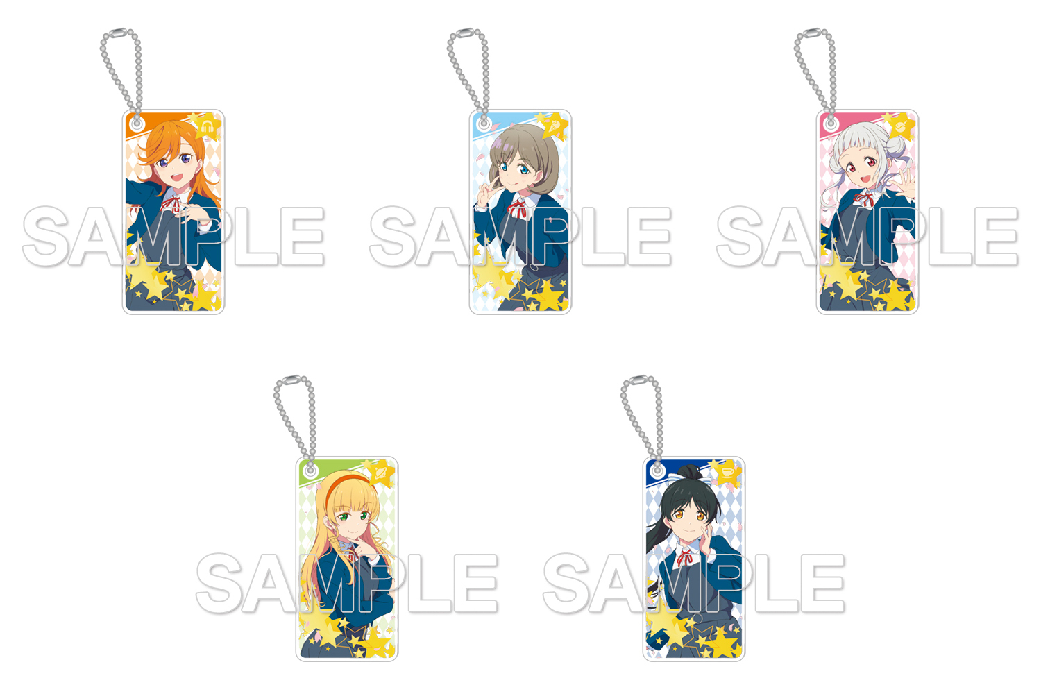 新品未使用 ラブライブ μ's セット キーホルダー ピン シール色紙 Anique Shop JAPAN