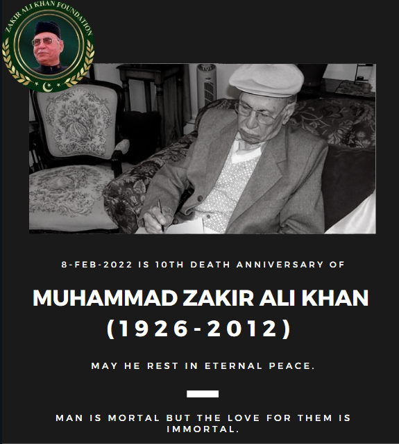 zakfoundation's tweet photo. Man is mortal but the love for them is immortal. Though Zakir Ali Khan Sahab is not present here with all of us but his memory is stored on our mind. 8 Feb 2022 is a 10th Death Anniversary of our beloved Zakir Ali Khan Sahab.
#DeathAnniversary #ZakFoundation #ZakirAliKhan https://t.co/rx0fXqbivU