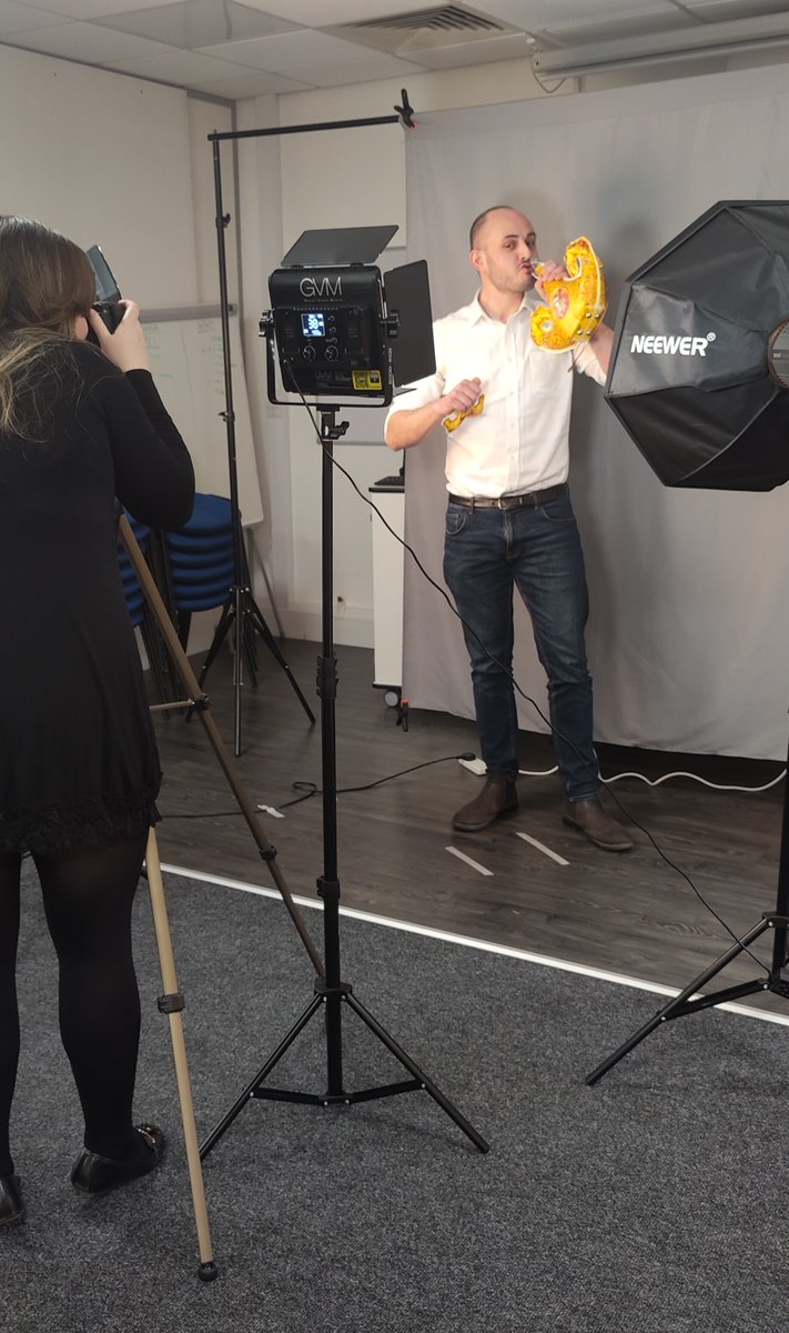 ClickConsultLtd's tweet photo. Do you remember #schoolpicture day? A day endured and feared by all. At Click’s picture day we’ve got Lisa and Immy making sure that our team members have a relaxed time in front of the camera and are happy with their pictures. #photoday #potd https://t.co/crM6ZWDrHo