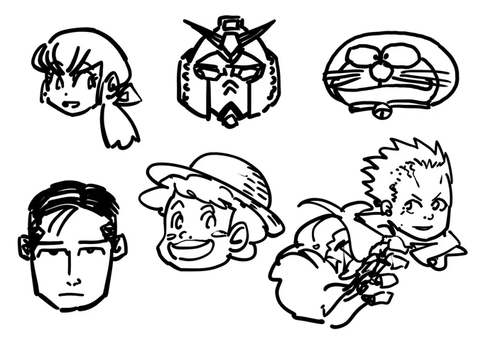 自分で描いてて笑ってしまった 

#この作品がなかったら今の自分は存在しなかったと言っても過言ではない作品 