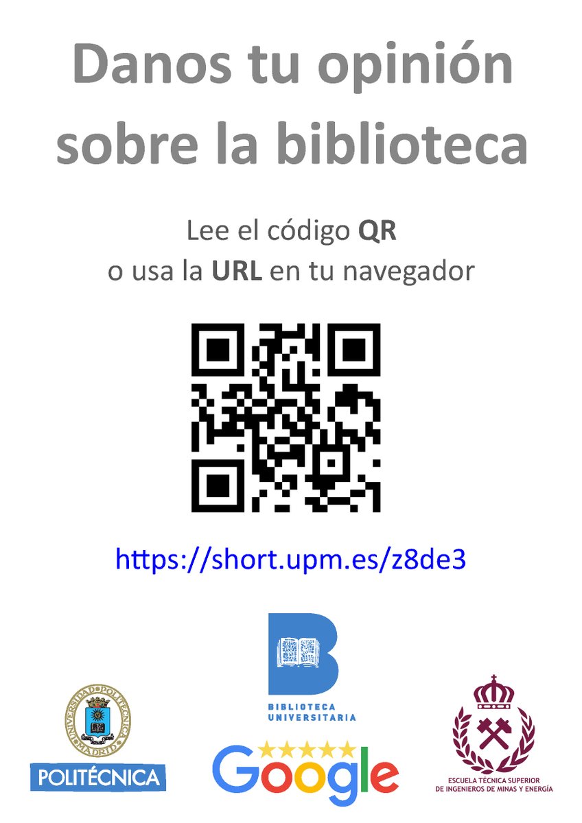 bibliotecaetsim's tweet photo. BIBLIOTECA MINAS Y ENERGÍA https://t.co/BxpuSIhfha