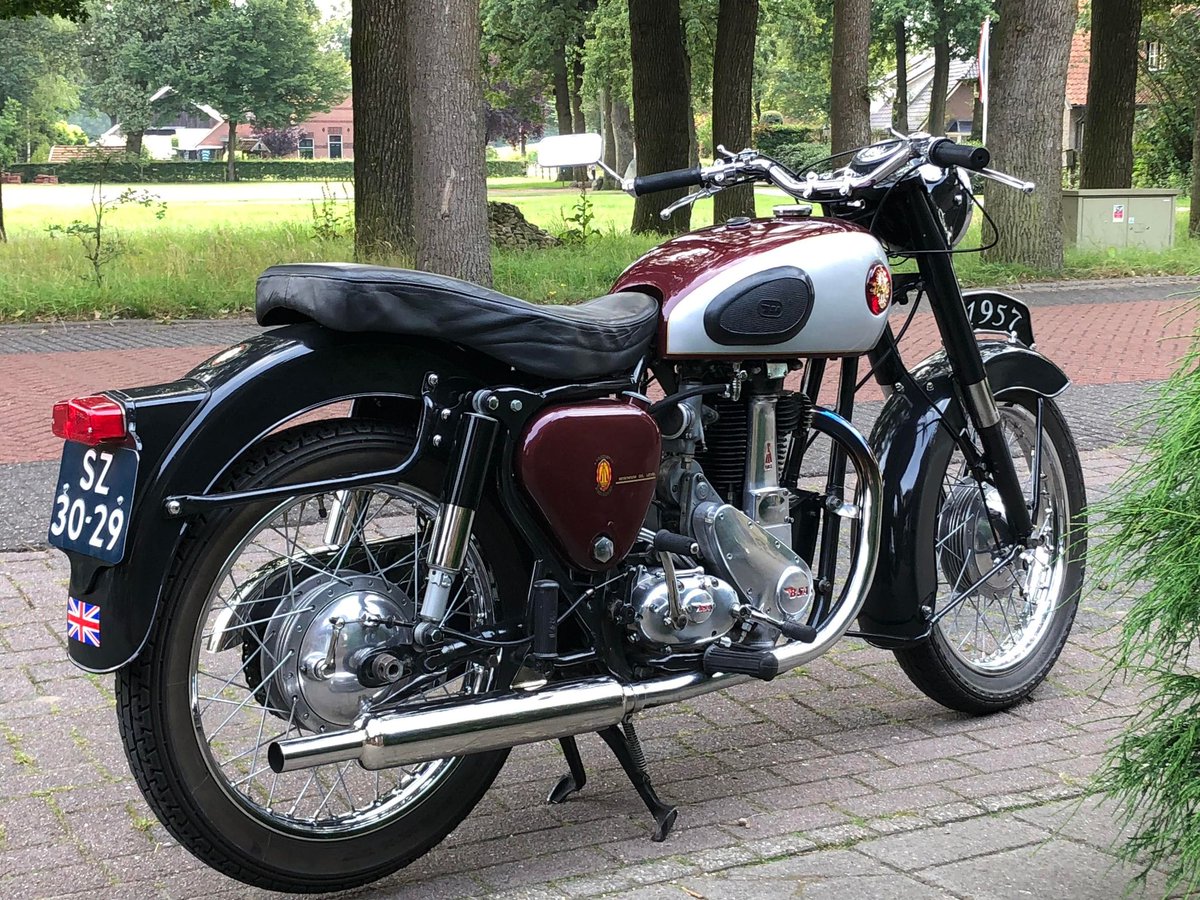 bsamotorcycles_'s tweet photo. Here are some photos of André Poorthuis’ first &amp; current bikes. He started with a BSA B31 when he was 18 &amp; even got his driver’s license with it! Then onto his current B31 that was built back in 1957, &amp; he loves them! 
 
Keep sharing your stories &amp; photos with us 🏍 #BSAInMyDNA https://t.co/n1WO44NYhJ