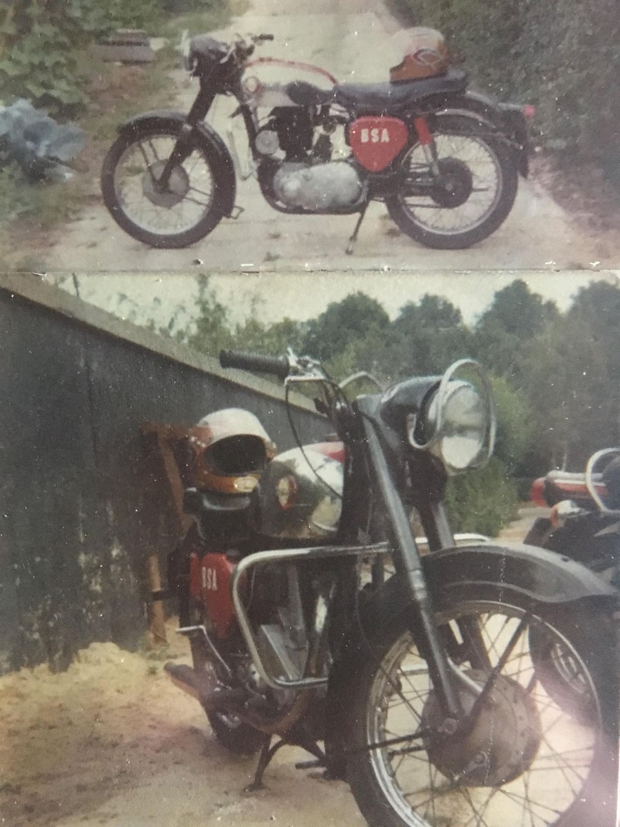 bsamotorcycles_'s tweet photo. Here are some photos of André Poorthuis’ first &amp; current bikes. He started with a BSA B31 when he was 18 &amp; even got his driver’s license with it! Then onto his current B31 that was built back in 1957, &amp; he loves them! 
 
Keep sharing your stories &amp; photos with us 🏍 #BSAInMyDNA https://t.co/n1WO44NYhJ