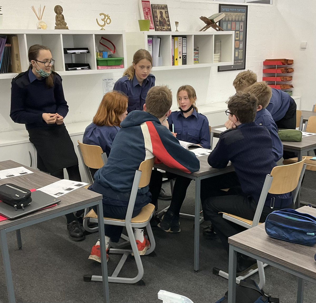 PangCollRS's tweet photo. Is happiness the most important end? 🤔 Today’s philosophical question led to some great debate in Year 9! #PangCollYear9 #PangCollDebate #PangCollIntegrity #PangCollCriticalThinking https://t.co/pJo4vYWLxs