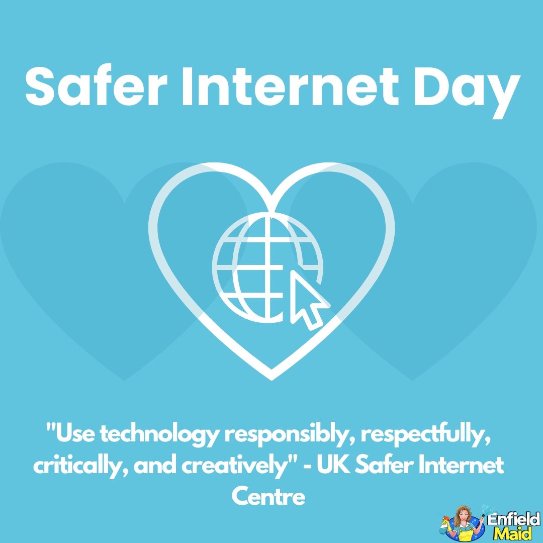 EnfieldMaid's tweet photo. Lets create a safe online environment for everyone! #saferinternetday https://t.co/AV7To7biPx