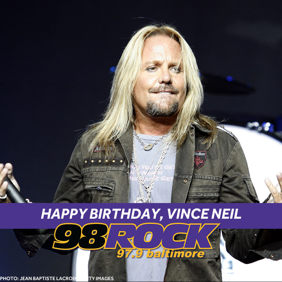 Happy 61st Birthday to the singer of Mötley Crüe, Vince Neil! 