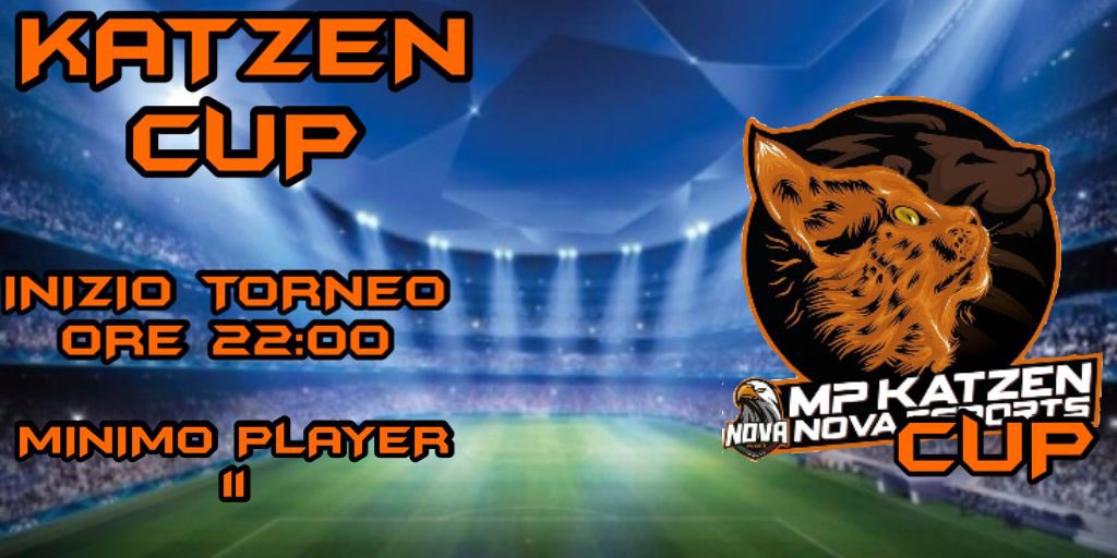 KMChimera's tweet photo. TORNEO 8 SQUADRE . 
DIVERTIMENTO ASSICURATO !

- @MpKatzenNovaFc 
-
-
-
-
-
-
-

2 gironi solo andata . 

FATEVI AVANTI ! 😏🗣 https://t.co/C4w4BXBdcq