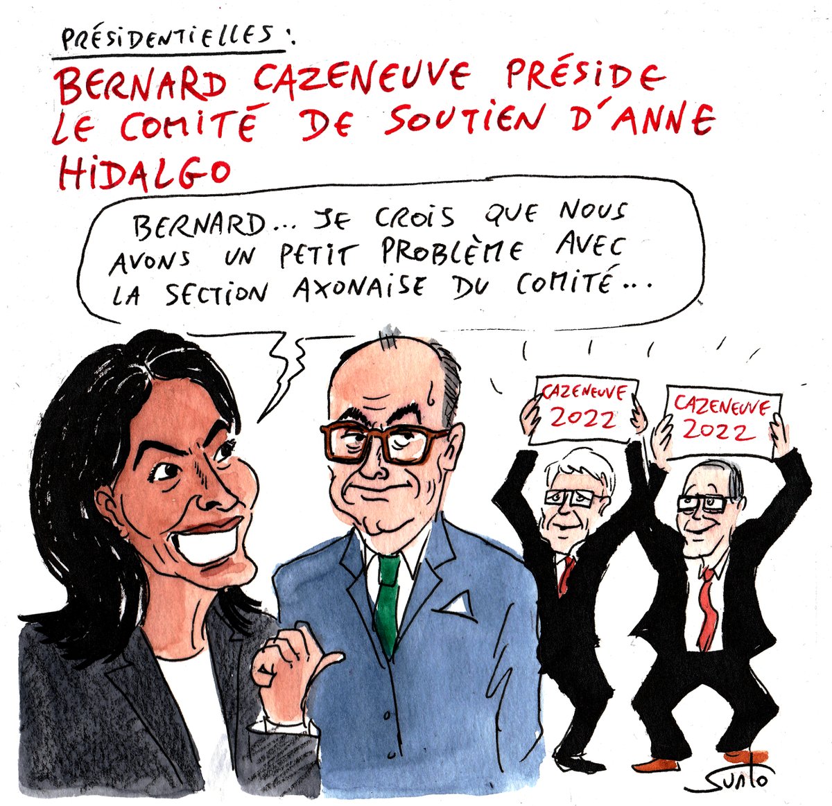 SuntoDessins's tweet photo. Les ténors socialistes de l'Aisne apprécient particulièrement l'ancien Premier ministre 

#AnneHidalgo #bernardcazeneuve #aisne #hautsdefrance #presidentielles2022 @UnionArdennais https://t.co/25kxmlopYt