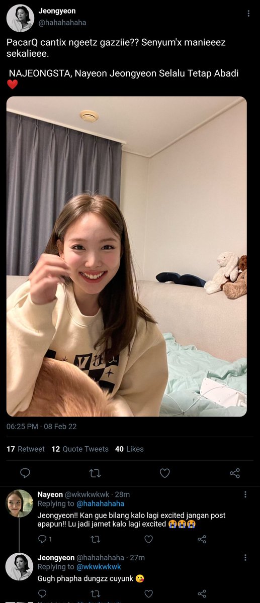 SWABTWICE's tweet photo. Katanya merayakan tanggal 8 juga

#2yeon #2yeonAU #RandomAU https://t.co/wTiVgtBPa9