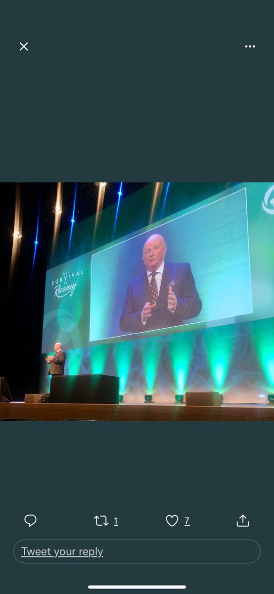 Wonderful turn of phrase used by Paul Carty in his welcome address <a href="/Failte_Ireland/">Fáilte Ireland</a> ‘From Survival to Recovery’ <a href="/TheCCD/">The Convention Centre Dublin</a>….’When tourism flourishes so does every parish in the country’<a href="/kilkeacastle/">Kilkea Castle</a> #TourismRecovery