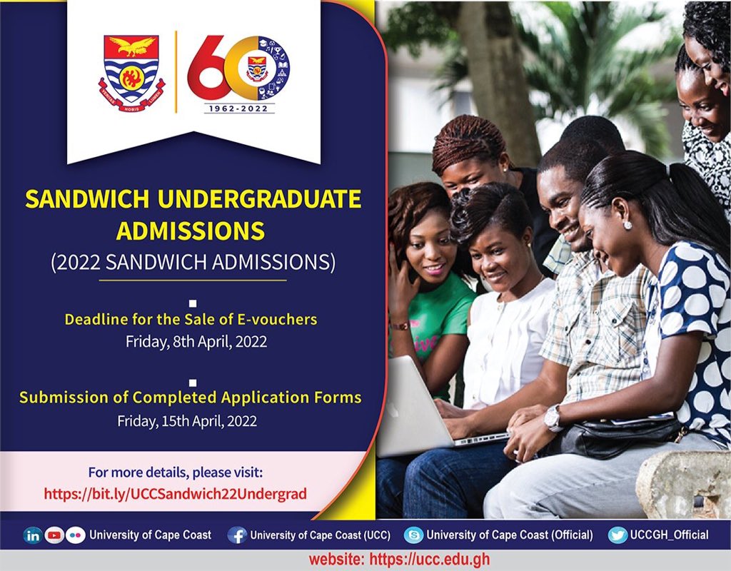 choicism's tweet photo. Applications are opened for UCC Sandwich undergraduate admissions 
Clink on the link for more: https://t.co/SwQQqp9kIY
#choicism #UniversityofCompetitiveChoice #CapeVars https://t.co/FcWGJUUdLX