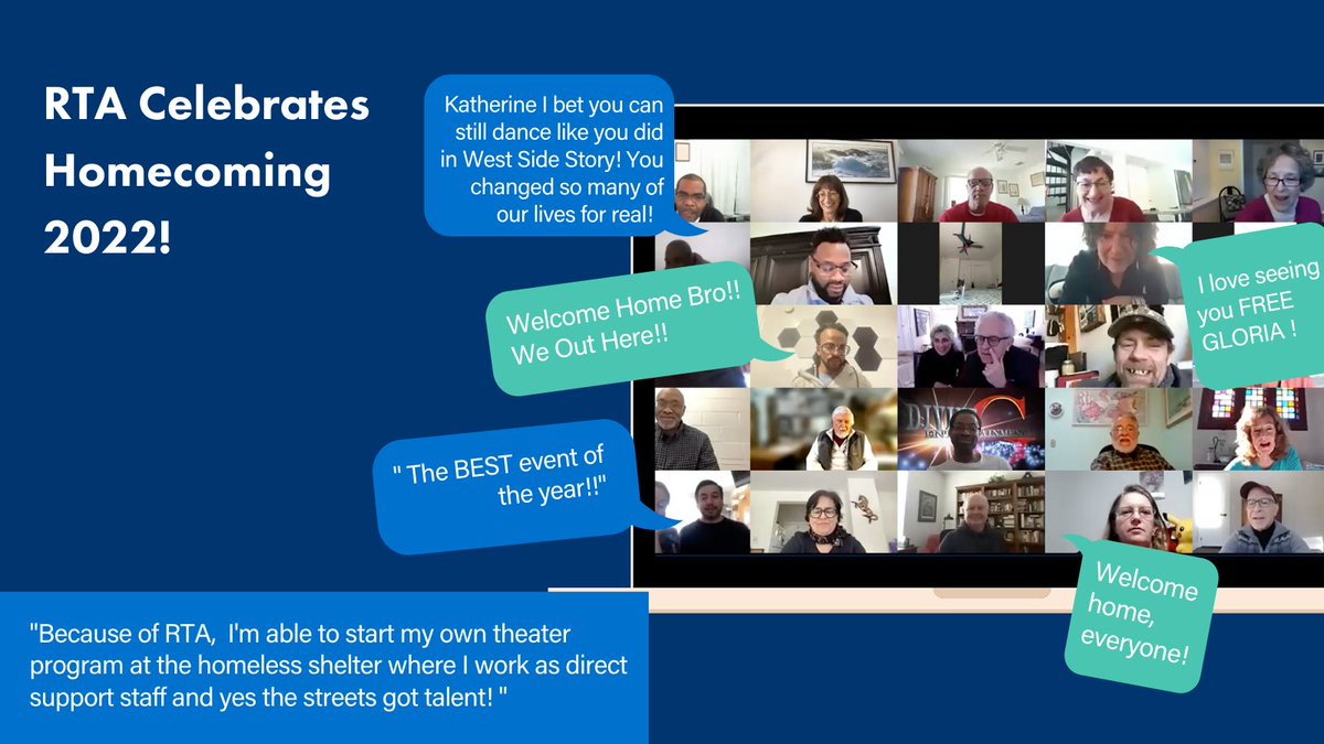 RTA_ARTS's tweet photo. We're still reveling in the joy that is Homecoming! Highlights from the chats – a tiny peek into the great time had by all.
Welcome home, friends!

#RTA25 #RehabilitationThroughTheArts #Reentry #SecondChances
#ArtinPrisons #welcomehome https://t.co/xujymfCIxv