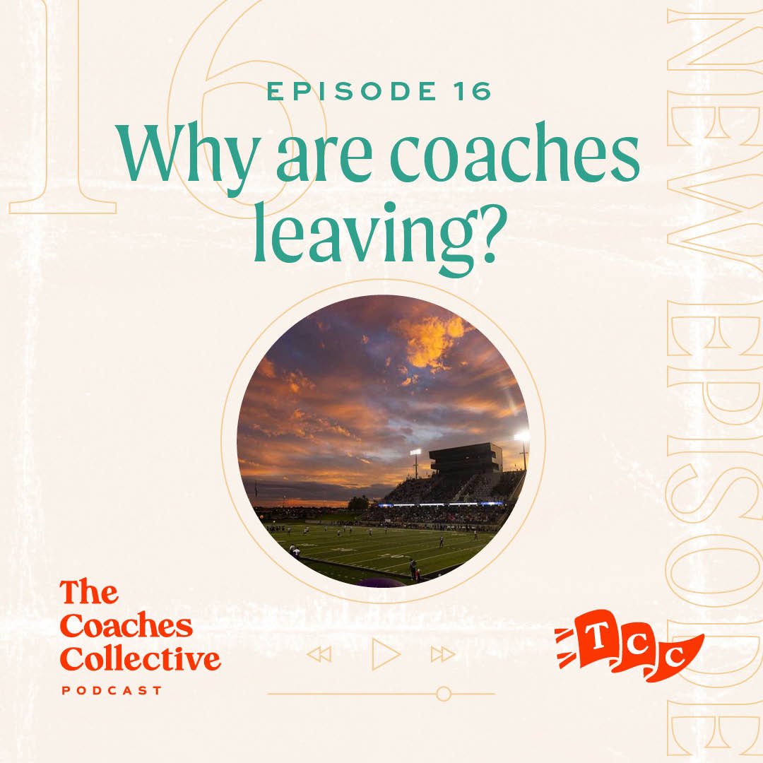 CoachCollect's tweet image. 🎙 NEW PODCAST 

Everyone is thinking it, no one is talking about it. 

Why are so many coaches leaving the profession? 

Tune in.