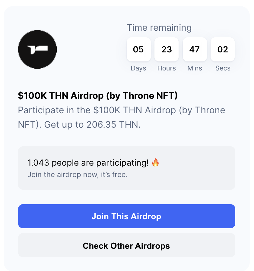 Throne Airdrop is now live!

👇
 coinmarketcap.com/currencies/thr…