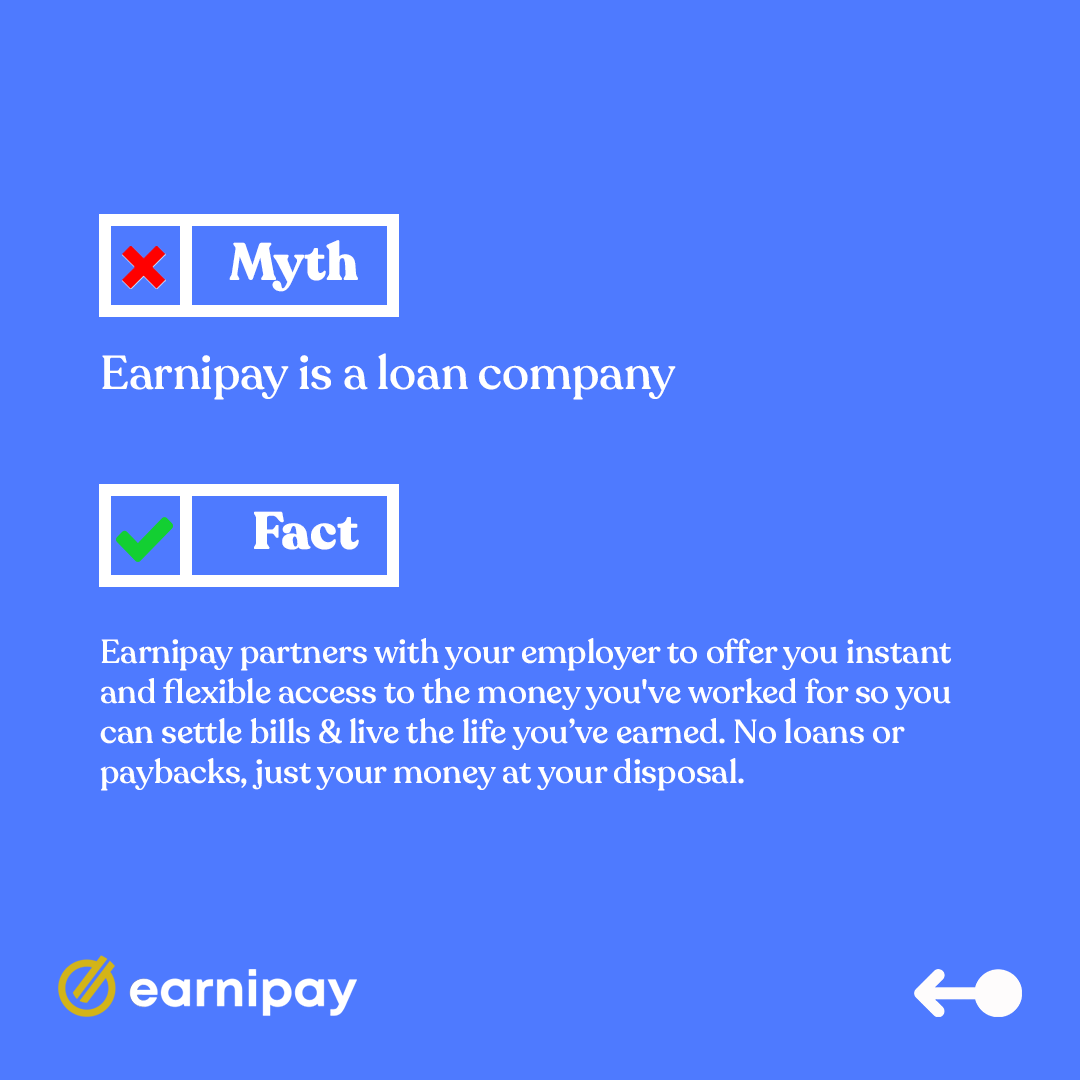 earnipay's tweet photo. May we not be called a name that is not our own o🙏. Here are 2 top myths about Earnipay and we are here to set the facts straight.
Drop an emoji if you understand how Earnipay works🙋🏾🙋🏾♀️.
#Earnipay #GetEarnipay #BreakUpWithPayday https://t.co/GcYxevoTyM
