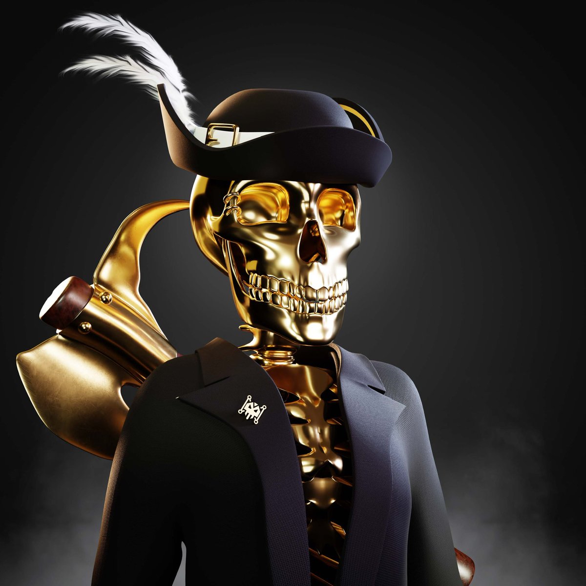 1/1 Gold Skeleton.

Like , RT &amp; follow. Tag friends , one of you will get a very nice airdrop. 🔥