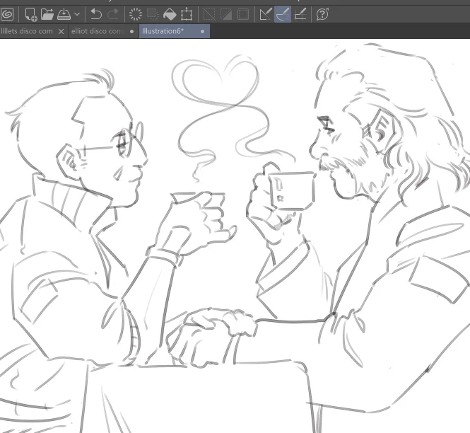 old men in love (the cringe kind) 