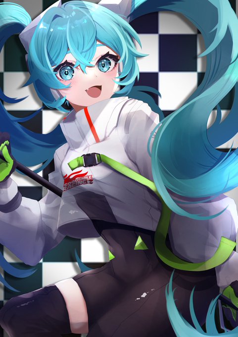 加筆したレーシングミクさん可愛いから見て 