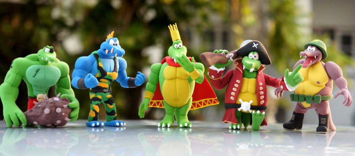 dkvine's tweet photo. Appreciation tweet for the many clay Donkey Kong models of Jinta-karn Charnchit. It's almost like having the classic ACM renders come to life!

https://t.co/zBmmNrA8pr https://t.co/ScCSUBDdrP