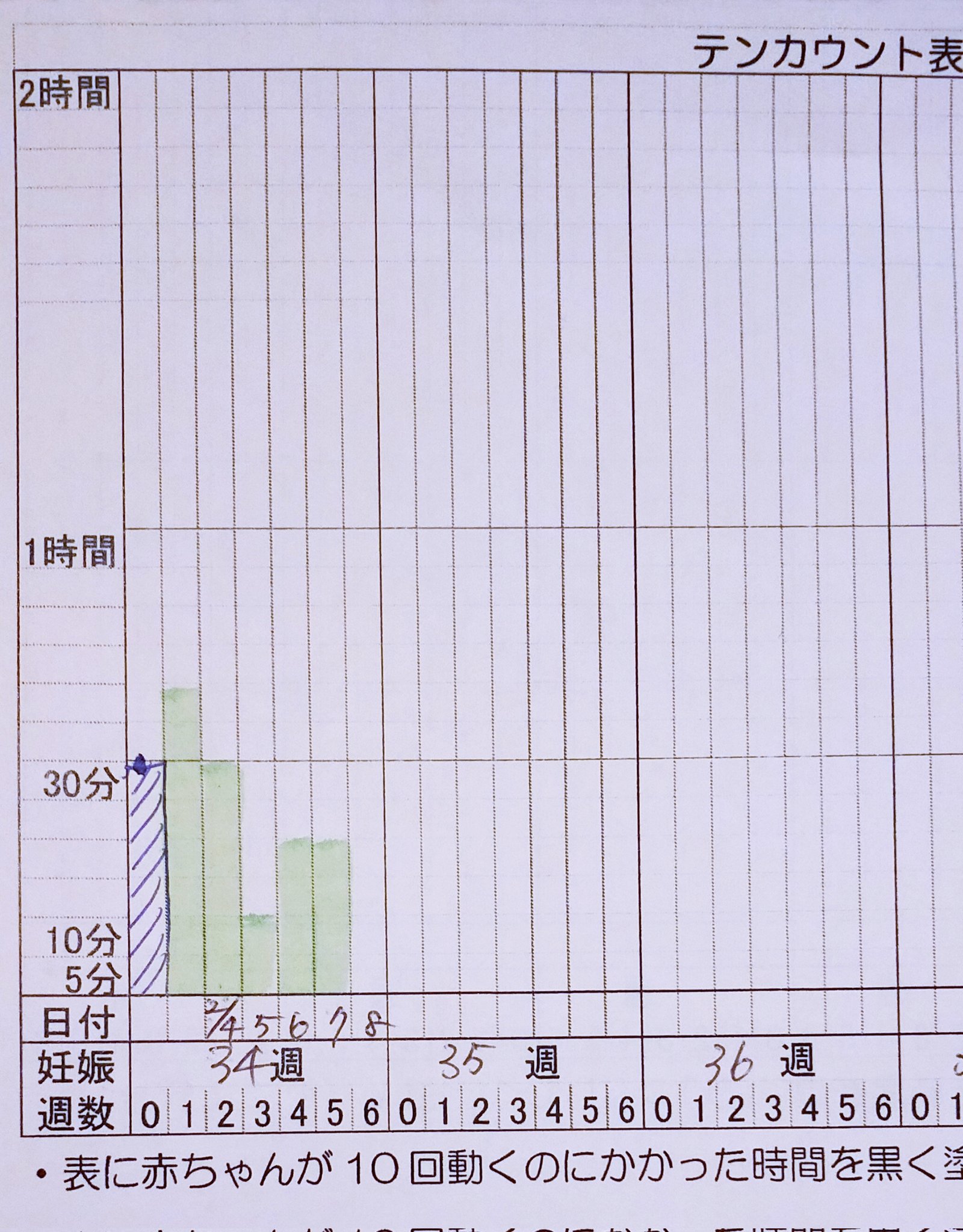ぱれーど 6m 宿題の 胎動カウント 始めたけど 1回と捉えてよいのか曖昧なのが多すぎる 10回が5分だと怪しいか と何かを忖度して盛ってみたり もはや勘でつけ始めてる T Co Udei7szqbm Twitter