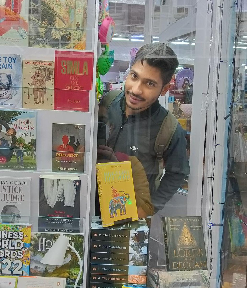 RatiBooks's tweet photo. The Himachal boy @doc_sushant was in Shimla at Minerva Book House, The Mall, for signing his thriller, "Projekt Nowhere". @ratibooks thanks those who participated in it.

If you happen to be there, do ask for "Projekt Nowhere". 

Order: https://t.co/gp9XO4ssKw https://t.co/UBspEDVUiy