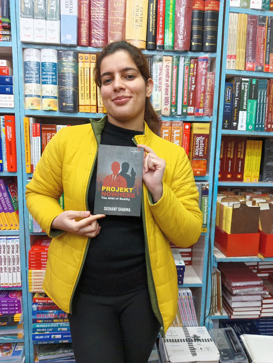 RatiBooks's tweet photo. The Himachal boy @doc_sushant was in Shimla at Minerva Book House, The Mall, for signing his thriller, "Projekt Nowhere". @ratibooks thanks those who participated in it.

If you happen to be there, do ask for "Projekt Nowhere". 

Order: https://t.co/gp9XO4ssKw https://t.co/UBspEDVUiy