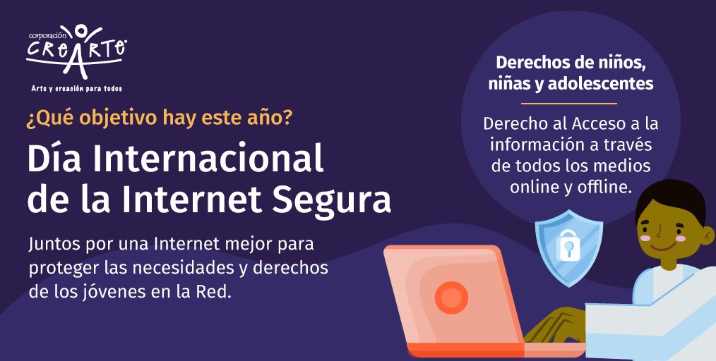 Una comunidad unida por una Internet más segura, que promueva y resguarde los derechos de niñas, niños y adolescentes, asegurando en todo momento, su acceso a la información #DiaDeLaInternetSegura🔒