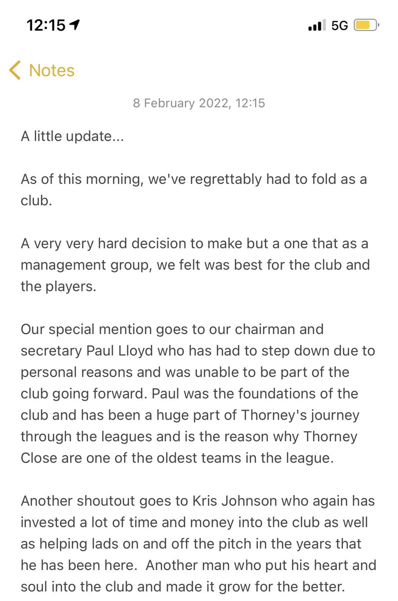 Thorney Close FC tweet media