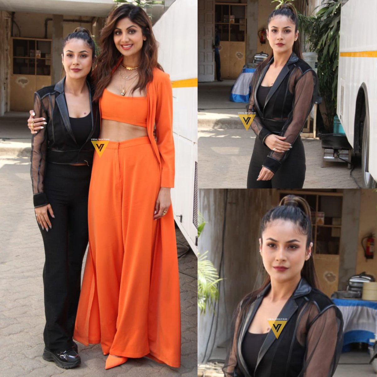 viralbhayani77's tweet photo. #ShehnaazGill &amp; #ShilpaShetty together at Mehboob Studio in Bandra for post Shoot 😍❤️📷 #Shehnaazians #SidNaazians #SidNaazForever #Sidnaaz #ShilpaShettyKundra @TheShilpaShetty @ishehnaaz_gill @viralbhayani77 https://t.co/3VJSr1bNur
