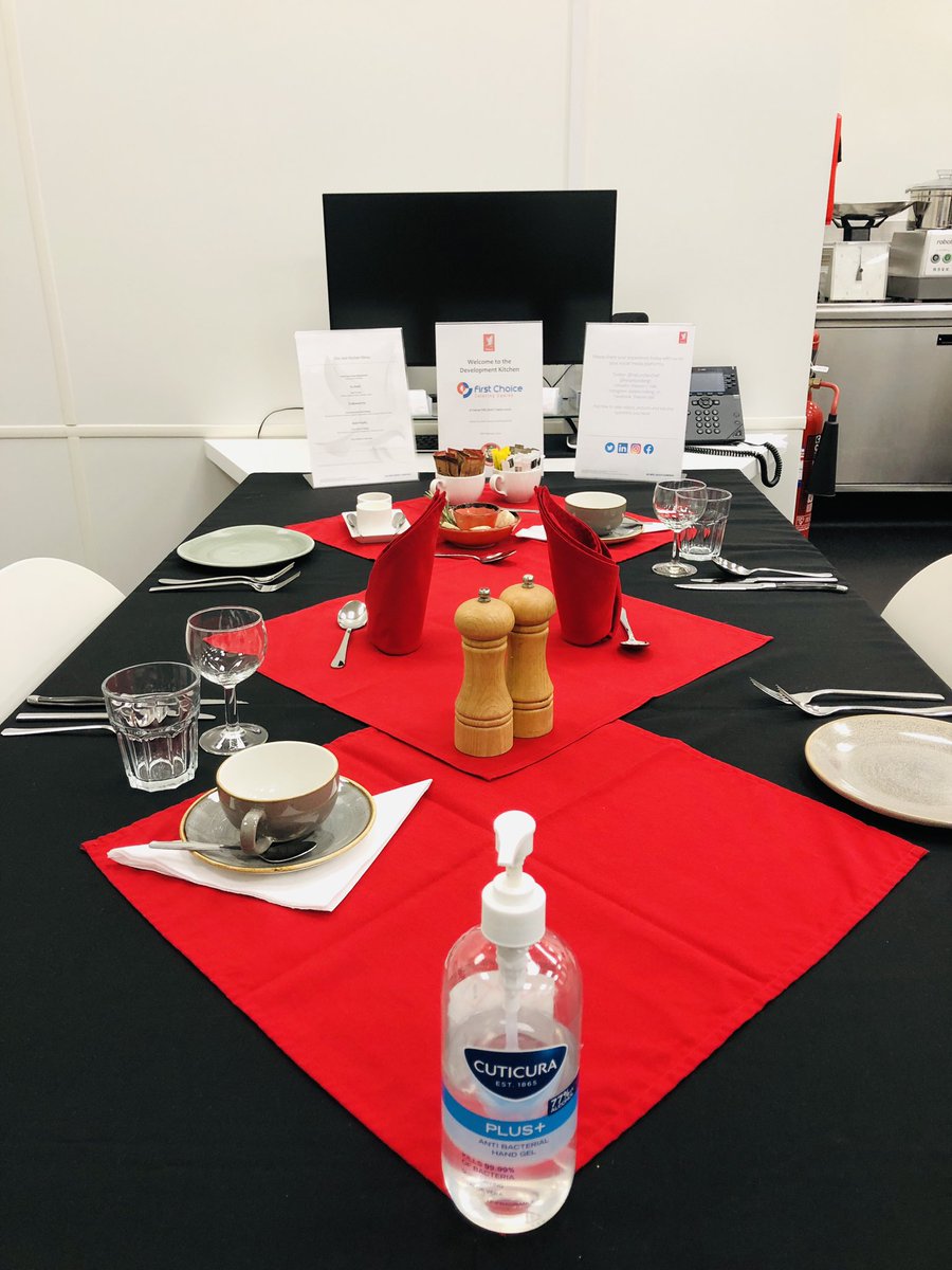We are ready to welcome our guests to our Development Kitchen Session today #TuesdayFeeling #tuesday cateringforall <a href="/FalconFoodserv/">Falcon Foodservice</a> to #keepitcooking with <a href="/CaitlinLiselle/">Caitlin Stewart</a> and <a href="/keepitcooking1/">Shaune V. Hall</a> <a href="/AliGroupFS/">Ali Group</a>