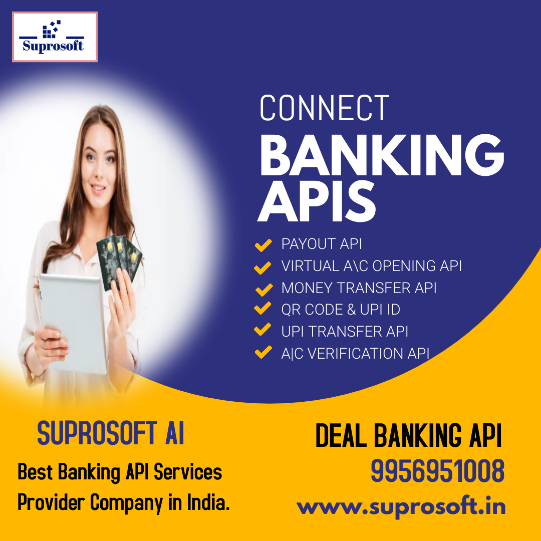SoftSupro's tweet photo. Deal banking api services with the best commission. 
Call Now: +91 9956951008
Website: https://t.co/FYegdPZBc1
#banking #bankingapi #payoutapi #virtualaccount #accountverification #moneytransfer #upitransfer https://t.co/4V6Ff4dp5Z