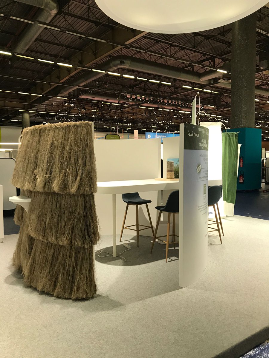 [#LINédit] Aujourd'hui et jusqu'au 10 février, retrouvez le stand de La Confédération Européenne du Lin et du Chanvre sur le salon Première VisionVision pour découvrir les innovations textiles lin des filateurs, tisseurs et tricoteurs européens 🧵