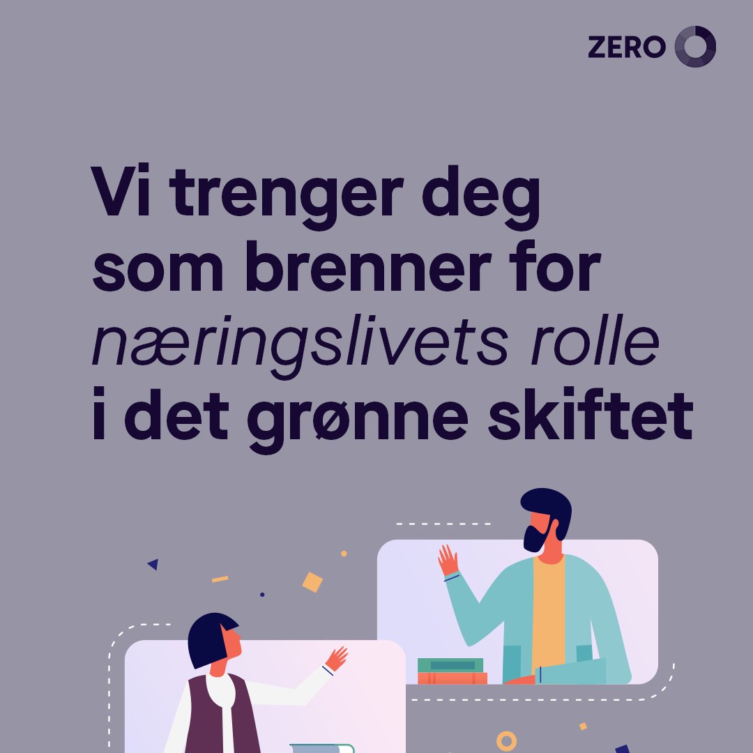 Vi i ZERO ser etter en engasjert og målrettet markedsrådgiver. Er det deg? Les mer og søk her: lnkd.in/dWhCDaAX