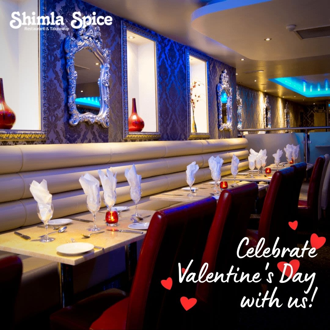 shimlaspice's tweet photo. Love is in the air at Shimla Spice... ❤️

Treat your other half to a night filled not only with romance but with good food on Valentine's Day! ✨

Book your table now - 01274 599800 https://t.co/EJkD4LiB3T