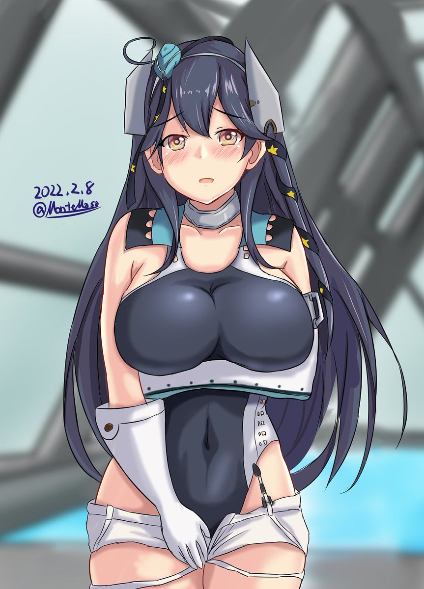 「潮さん
#艦これ版深夜の真剣お絵描き60分一本勝負
#艦これ版真剣お絵描き60分」|MONTE@大湊のイラスト