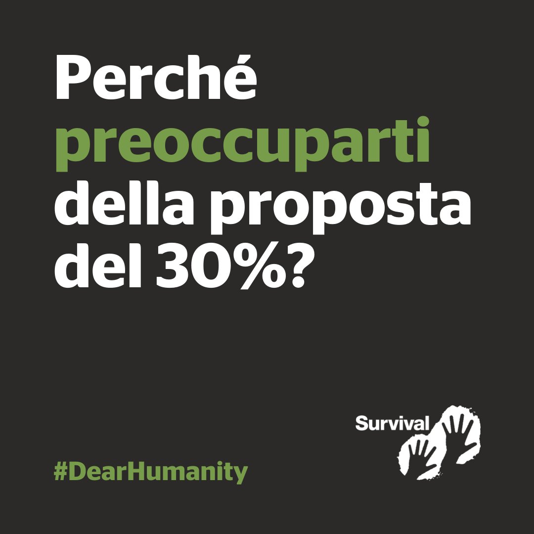 survivalitalia's tweet photo. Ecco perché dovresti preoccuparti della proposta del 30% 👇
Condividi e passa parola!
#DearHumanity https://t.co/TjwKO9Cu7X