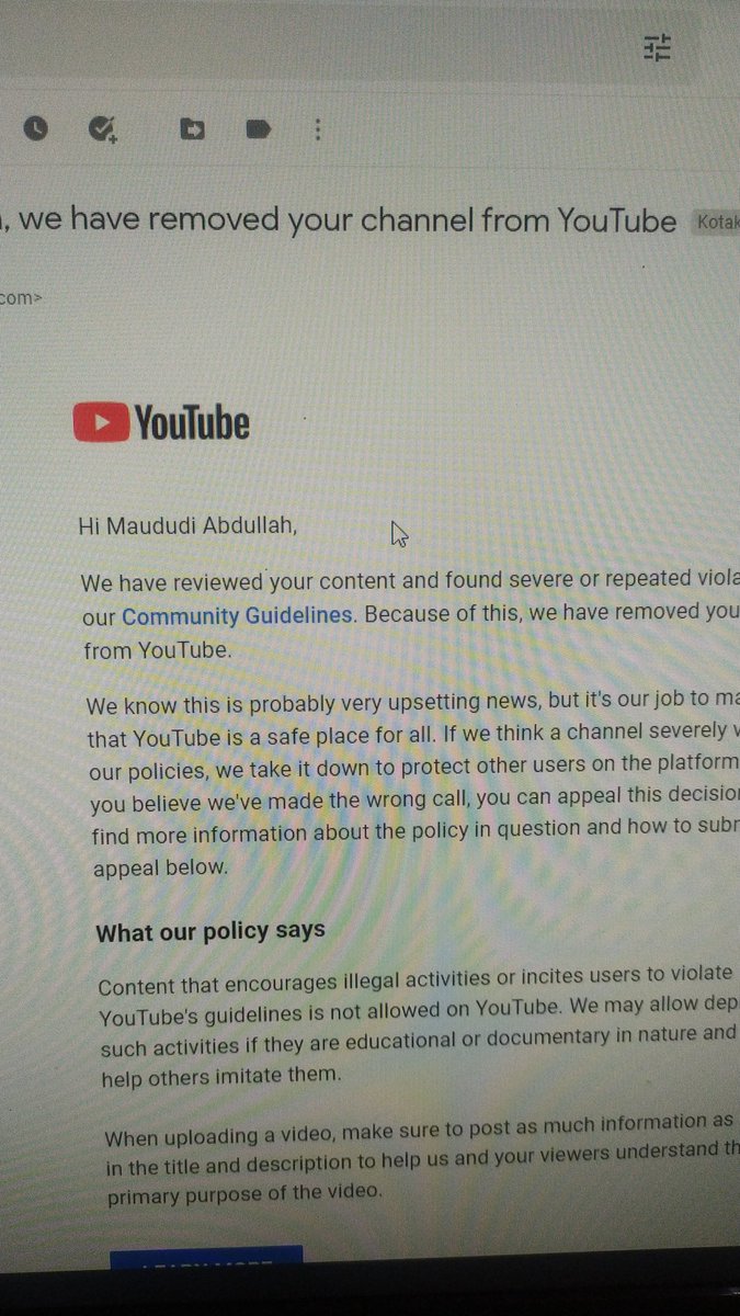 Jeffry_Larsen's tweet photo. @TeamYouTube
Our YouTube channel has been suspended again due to the hacker's actions.  Previously we managed to recover our account and channel.  At 8 am today, our youtube was again compromised and the hackers streamed crypto again and we got ours channel suspended again. https://t.co/iYxvFfTCks