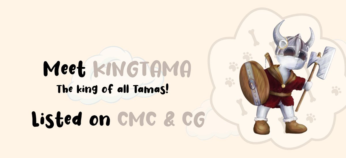 AltCryptoGems's tweet photo. Talked about #KingTama before! 👇
Team is delivering like CRAZY! 🤯
- Listed on CMC & CG!
- Dextools trending for more than 2 days!
- Big whales out, huge marketing push incoming!
- Chart pumping back up again!
📊Chart:
https://t.co/IRYHvjzmd8
🗨️TG:
https://t.co/5beOraSVEQ https://t.co/vn2CcqfeEC