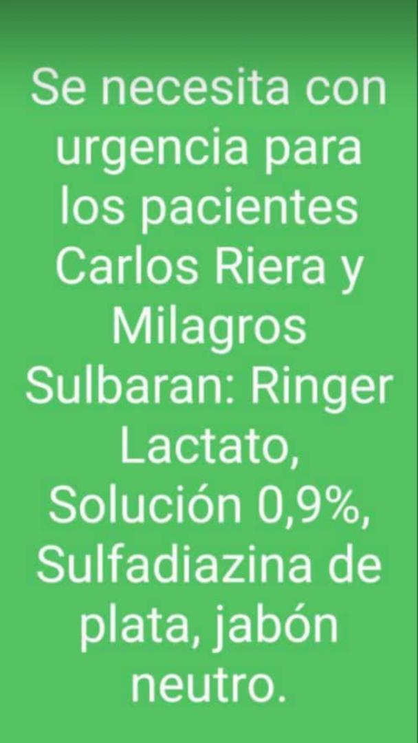 MonicaTiradoEC's tweet photo. Víctimas de un incendio en su apartamento #CañaDeAzucar #Ud17 nuestros Vecinos
Milagros Sulbaran y Carlos Riera necesitan de nuestra ayuda
tienen el 95% y 85% de su cuerpo quemado
Están solicitando sabanas, almohadas y medicamentos
Comunicarse con: Yrbis Peña al 04127608704 https://t.co/Hf6wIl3Z9H