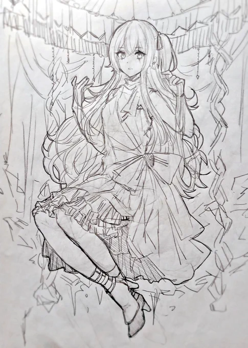 ✏️✏️✏️
#ドールズフロントライン #ドルフロ #UMP45 #RO635 