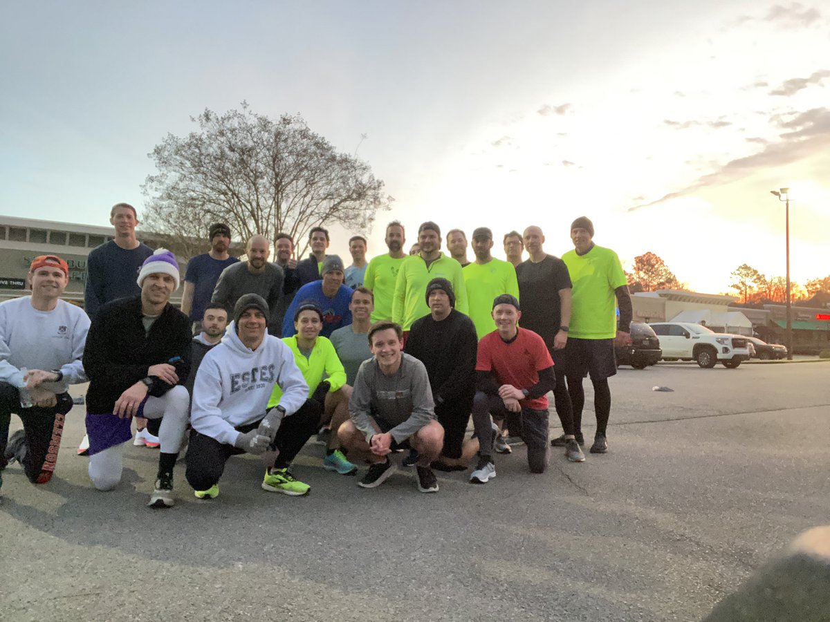 F3Pipeline's tweet photo. Yesterday 25 PAX got the week started right with some Strava Segment Hunting. Sippycup brought all the boys to the yard to set the Pipeline record attendance! @F3Birmingham #F3counts #15inFeb on 🔥 https://t.co/8zLDMfh0pn