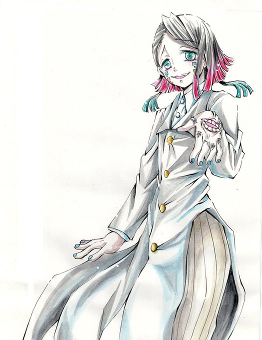 うにょさんがTwitterに投稿した魘夢(鬼滅の刃)のイラスト。