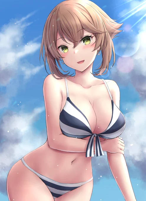水着むっちゃん!
#艦これ 